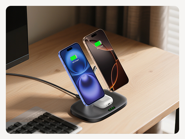 iphone magnetic charging station