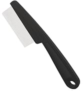 Dandruff Comb Removal 0.5mm Metal Fine Tooth Scalp Detox Hair Care Tool 1PC | Build Up Flakes Lic...