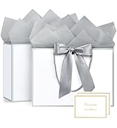 JMANNI Gift Bags, Medium Gift Bags with Tissue Paper, 2Pcs Gift Bags Medium Size with Handle and ...