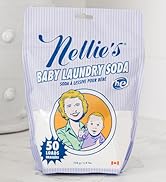 Nellie's Baby Laundry Soda - Powdered Laundry Detergent for Infants and Children - 50 Loads