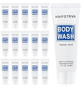 HAIFOTRVA Travel Size Body Wash Bulk Pack of 50,Individually Wrapped Small Size Hotel Body Wash S...