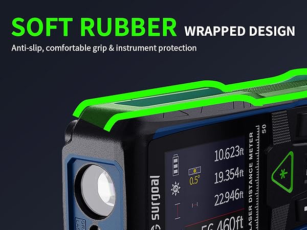 soft rubber warpped design, anti-slip,comfortable grip & instrument protection