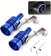Pniwuno 2 PCS Turbo Whistle for Exhaust Pipe, Car Turbo Exhaust Whistle, L Size Aluminum Alloy Tu...