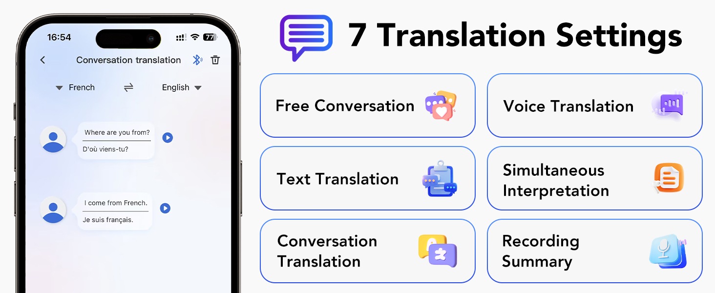 AI Translation Earbuds Real Time