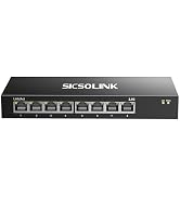 8-Port 2.5G Unmanaged Switch, 8×2.5G Base-T RJ45 Ports, 40Gbps Switching Capacity, Fanless Metal,...