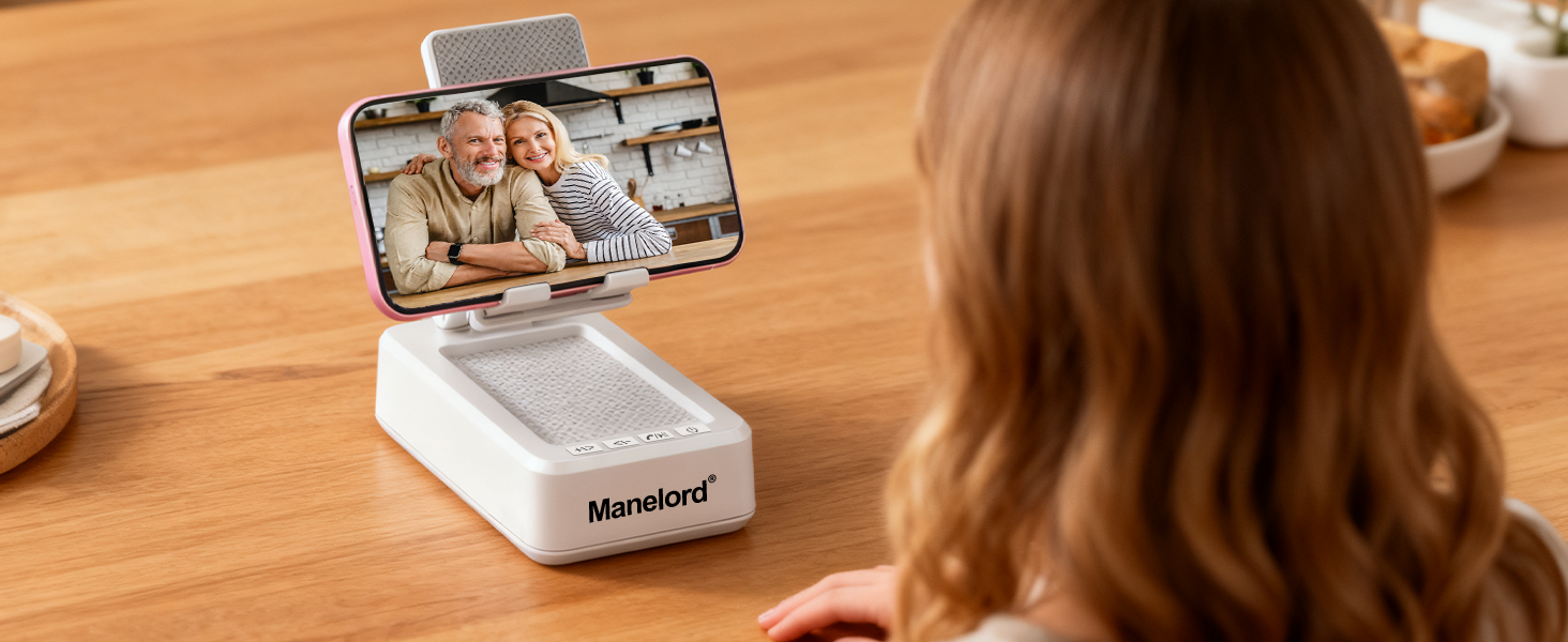 Cell Phone Stand with Wireless Bluetooth Speaker