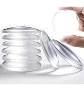 Amasodaon Door Stoppers for Wall Transparent (8pcs, Medium Size 2