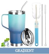 insulated cups with lids and straws