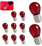 Hugwits 10 PCS 1157 Light Bulbs, P21/5W S25 12V 21/5W BAY15D Turn Signal Light Bulbs, Double Tail...