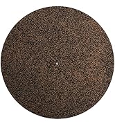 Cork & Rubber Turntable Platter Mat, Non Slip Anti Static Cork 12in Record Mat Pad for Records, S...