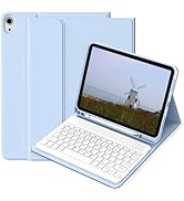BQDIYOO Case for iPad 11th/10th Generation with Keyboard, 11 inch A16/10.9" iPad 10 Case (2025/20...