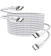 MOGOOD USB C Charger Cable, USB C to USB C Cable (3.3ft,2Pack) 100W(5A) Fast Charging Cord USB 2....