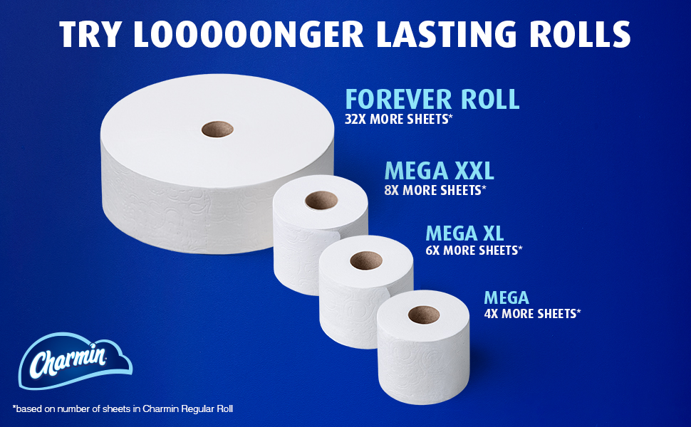 Try longer lasting rolls: forever roll, mega xxl, mega xl, mega