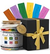 Only Zest Bible Verse Jar - 96 Color-Coded Scripture Strips by Emotion - Glass Jar w/Cork - Read ...