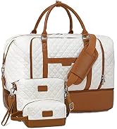 Weekender Bags for Women Overnight Bag with Shoe Compartment and Toiletry Bags Large Travel Duffe...