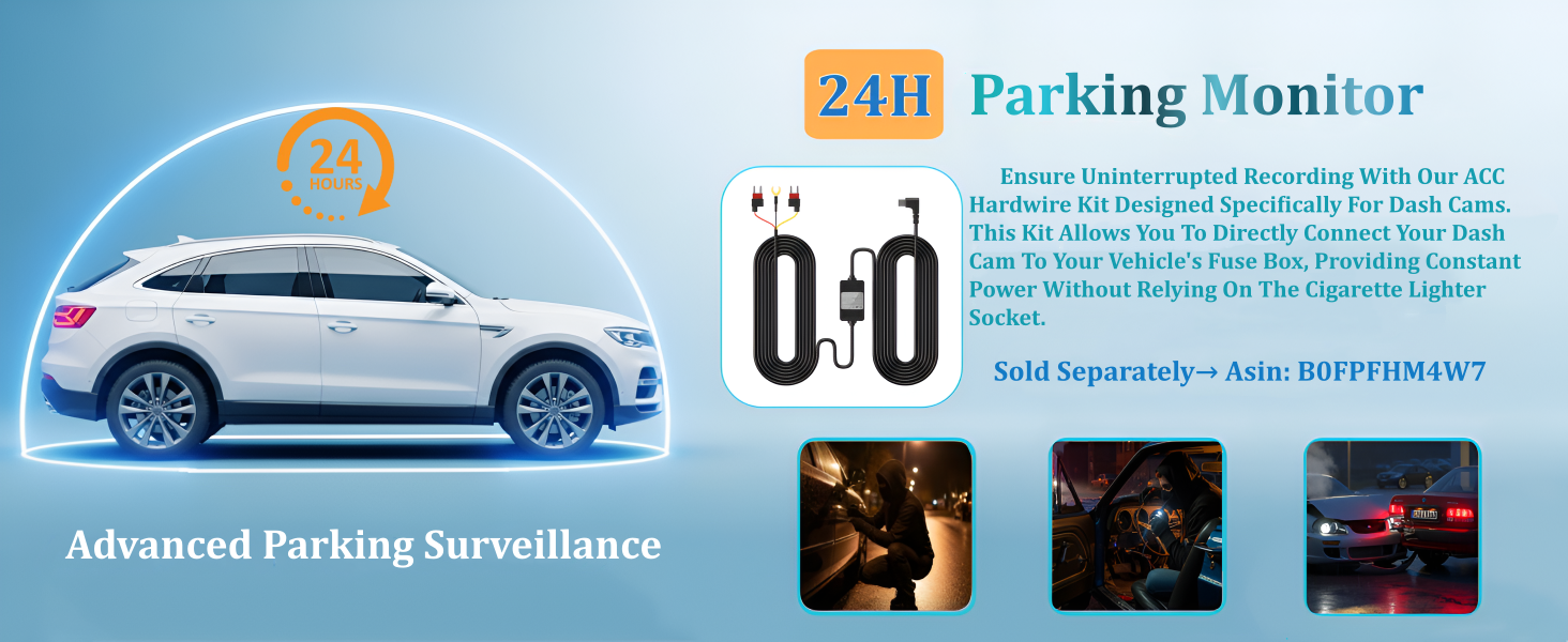 Dash Camera With Parking Monitor