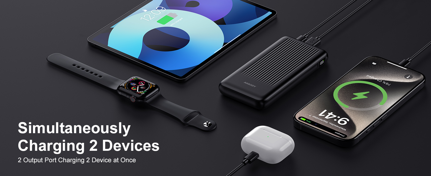 2-Pack 10000mAh Power Bank