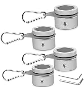 Flag Pole Rings, Aluminum Alloy Flagpole Rings 360° Rotating Anti Wrap Flag Mounting Ring, Spinni...