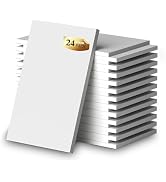 Small Note Pads 3x5 Pocket Notepad, 24 Pack Server Note Pads 3x5, White Memo Pads, Scratch Pads, ...