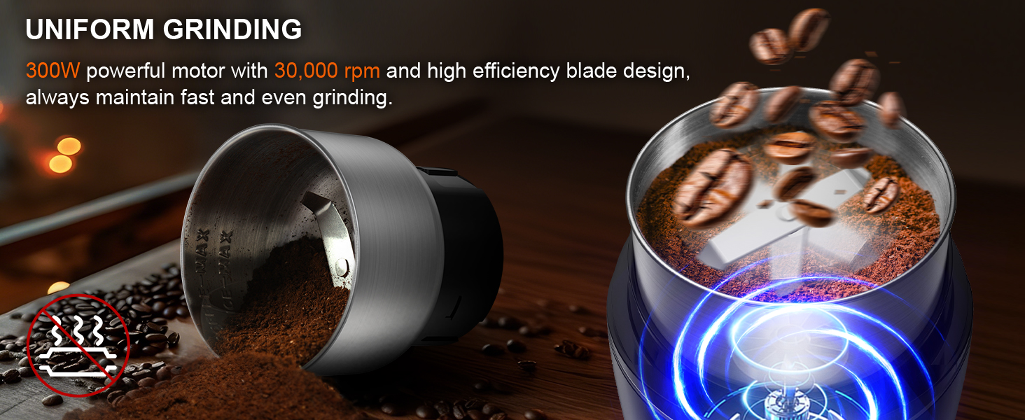 burr coffee grinder silver