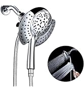 GRICH Dual Shower Head with Handheld: 2 IN 1 High Pressure Handheld Shower Head & Rainfall Shower...
