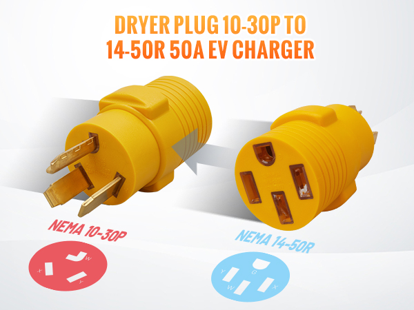 10-30p to 14-50r ev charger adapter
