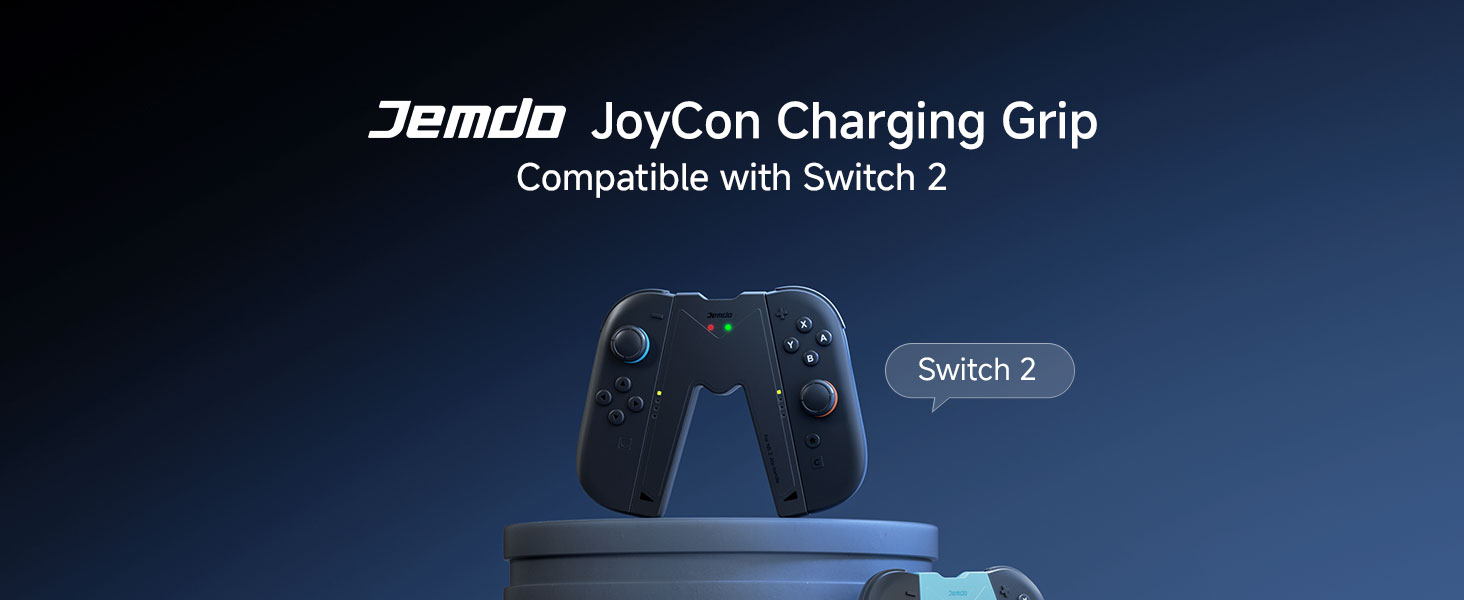 JEMDO Magnetic JoyCon Charger Grip
