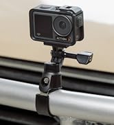 Quad Lock 360 Action Camera Kit with Base Bar Clamp (Medium) and Dual Pivot Arm (Small) Compatibl...