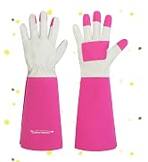 HANDLANDY Rose Pruning Gardening Gloves for Men Women Thornproof Long Gauntlet