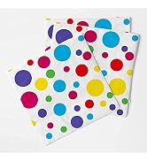 Cocktail Napkins for Party and Wedding, 3-Ply Paper Napkins, Colourful Beverage Napkins Paper, Pa...