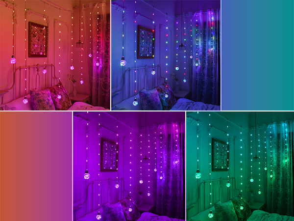 curtain lights for bedroom