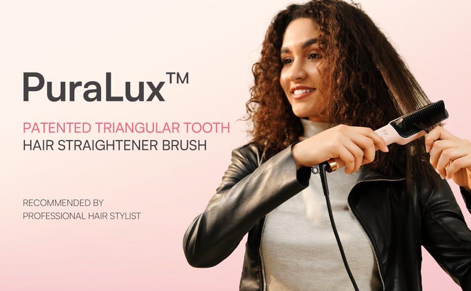 PuraLux Hair Straightener Brush