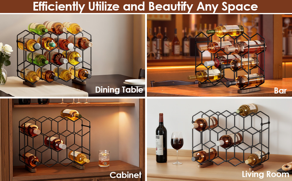 countertop wine rack desktop wine holder tabletop wine holder modern countertop wine rack