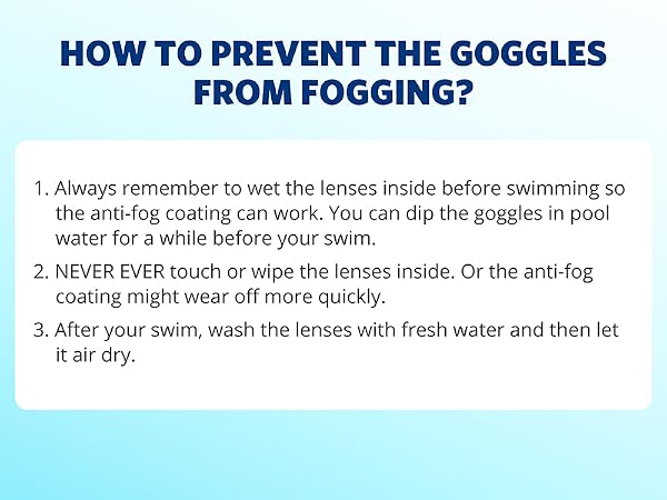 swim goggles for adults