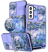 Buleens for Samsung Galaxy S22 Plus Case 6.6 Inch - with Ring Stand & Camera Cover Aesthetic Cute...