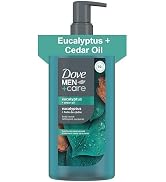 DOVE MEN + CARE Body Wash Eucalyptus & Cedar Oil Plant-Based Moisturizing Body Wash for Men, 26oz