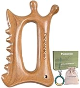 Wood Therapy Massage Tools – Wooden Manual Guasha Tool, Handheld Body & Scalp Massager, Trigger P...