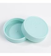 Yodecy 9 Pack Blue Wide Mouth Mason Jar Lids, One-Piece Plastic Mason Jar Lids Fit Ball, Kerr and...