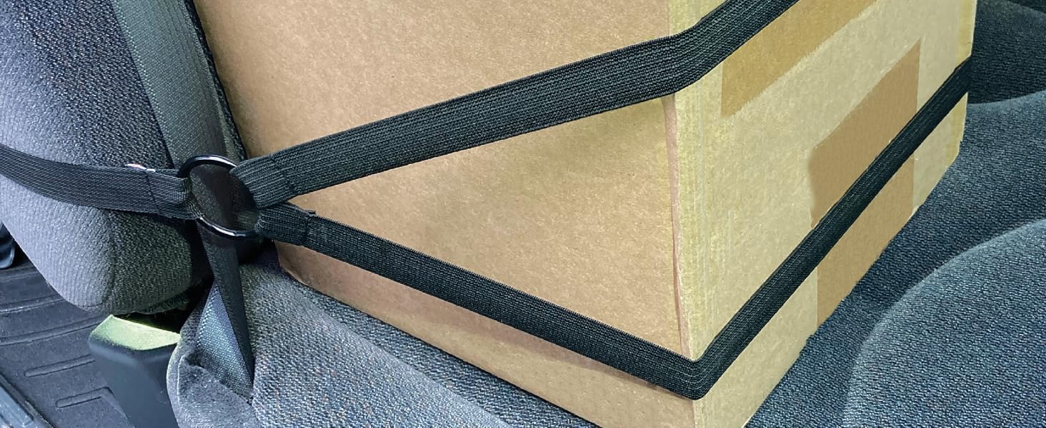 High Road HoldTight in car seat holding a box