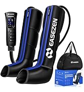 EaseZen Leg Compression Massager for Circulation and Pain Relief, Leg Recovery Compression System...