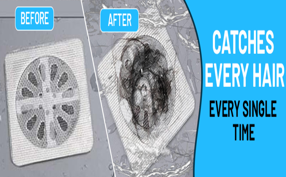 AMAZOPEN Disposable Shower Drain Hair Catcher!