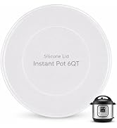 Silicone Lid for Instant Pot 6 Quart, Airtight Inner Pot Cover for Food Storage, Reusable, Microw...