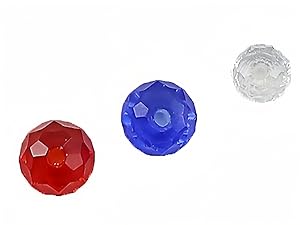 Close up view of color mixing