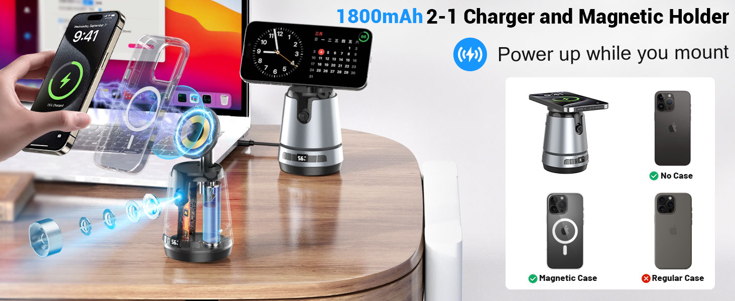 Magnetic Phone Charger Stand