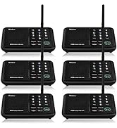 Wuloo Intercoms Wireless for Home 5280 Feet Range 10 Channel 3 Code, Wireless Intercom System for...