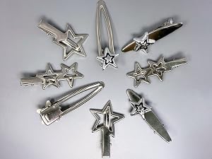 hair clips stars y2k