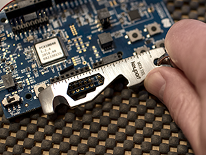 MOCA Tool measuring a circuit board