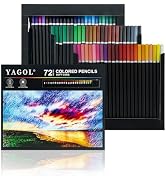 Yagol Colored Pencils 72 Count, Colored Pencils for Adult Coloring Books, Soft Core Adult Colorin...