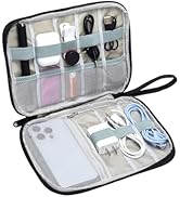 Shelvestar 1 Pack Electronics Travel Organizer Case Tech Accessories Cord Storage Bag