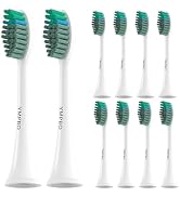 YMPBO 10 Pack Toothbrush Replacement Heads Compatible with TAO Clean Sonic Toothbrush Adults, Too...